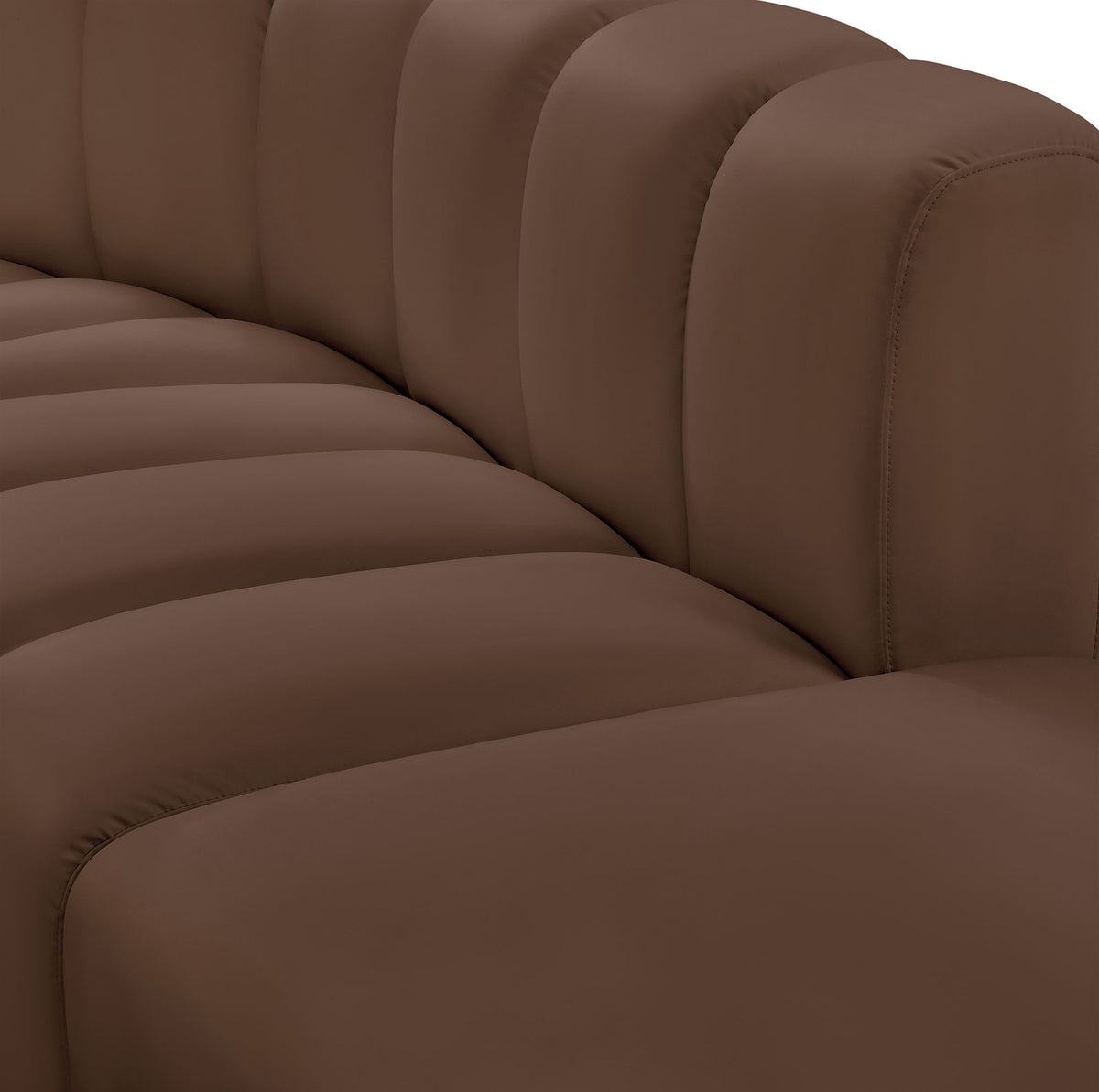 Arc - Faux Leather 3 Piece Modular Corner Sofa
