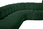 Arc - Boucle Fabric 8 Piece U-Shaped Modular Sofa
