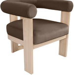 Arienzo - Performance Fabric Upholstered Accent Chair - Natural Base