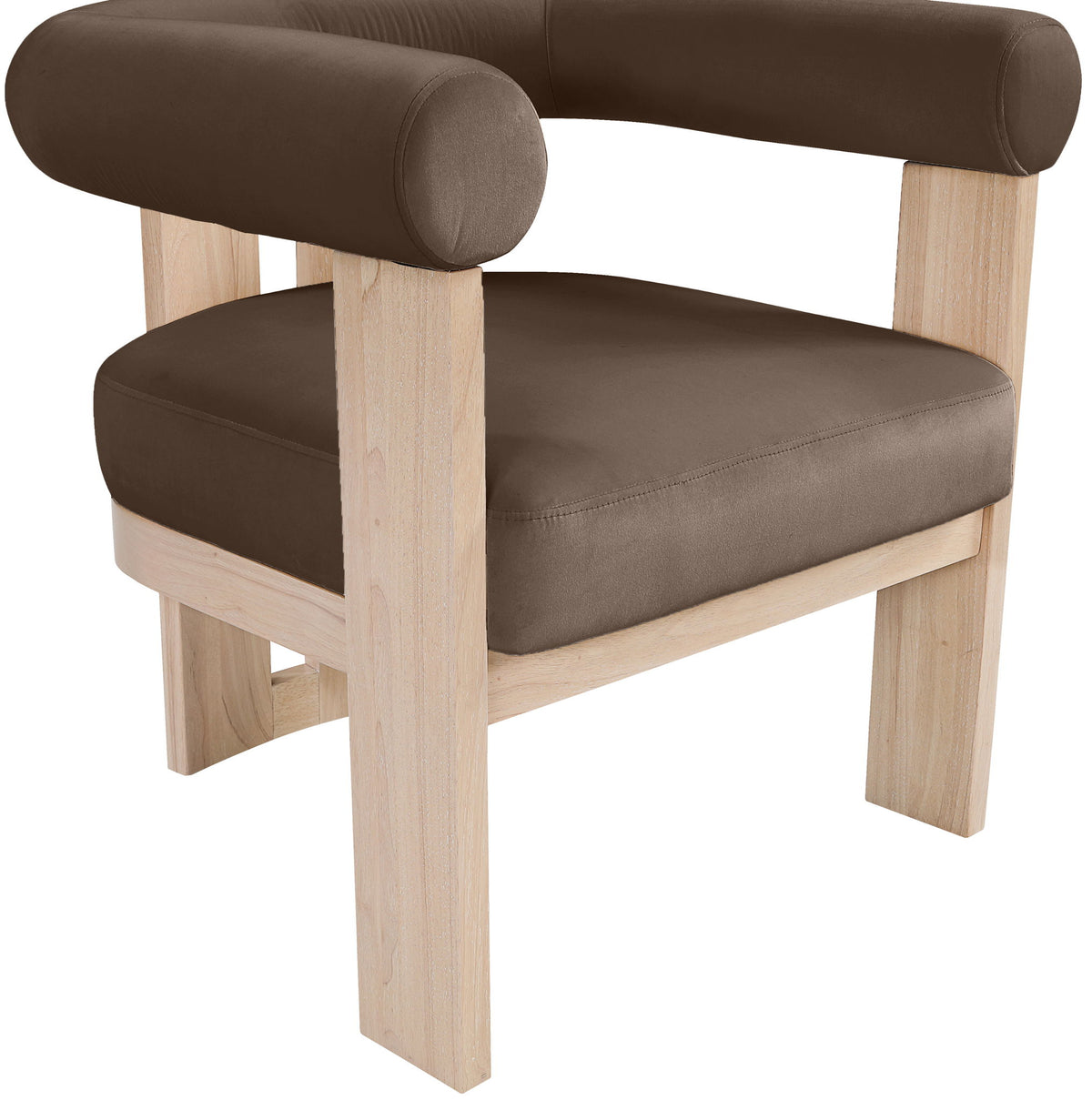 Arienzo - Performance Fabric Upholstered Accent Chair - Natural Base