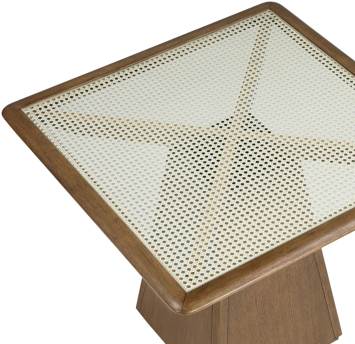 Atrium - Glass Top And Wood Base Dining Table