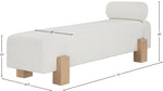 Edison - Bench - Light Brown Base