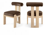 Arienzo - Performance Fabric Upholstered Dining Chair (Set of 2) - Natural Base