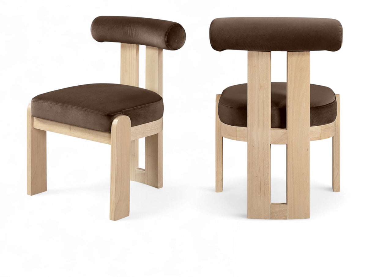 Arienzo - Performance Fabric Upholstered Dining Chair (Set of 2) - Natural Base