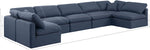 Indulge - Linen 7 Piece Modular U-Shaped Sectional
