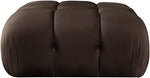 Orin - Velvet Performance Fabric Upholstered Modular Ottoman