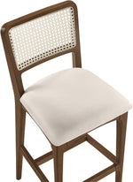 Atrium - Upholstered Bar Stool (Set of 2) - Brushed Brown Frame