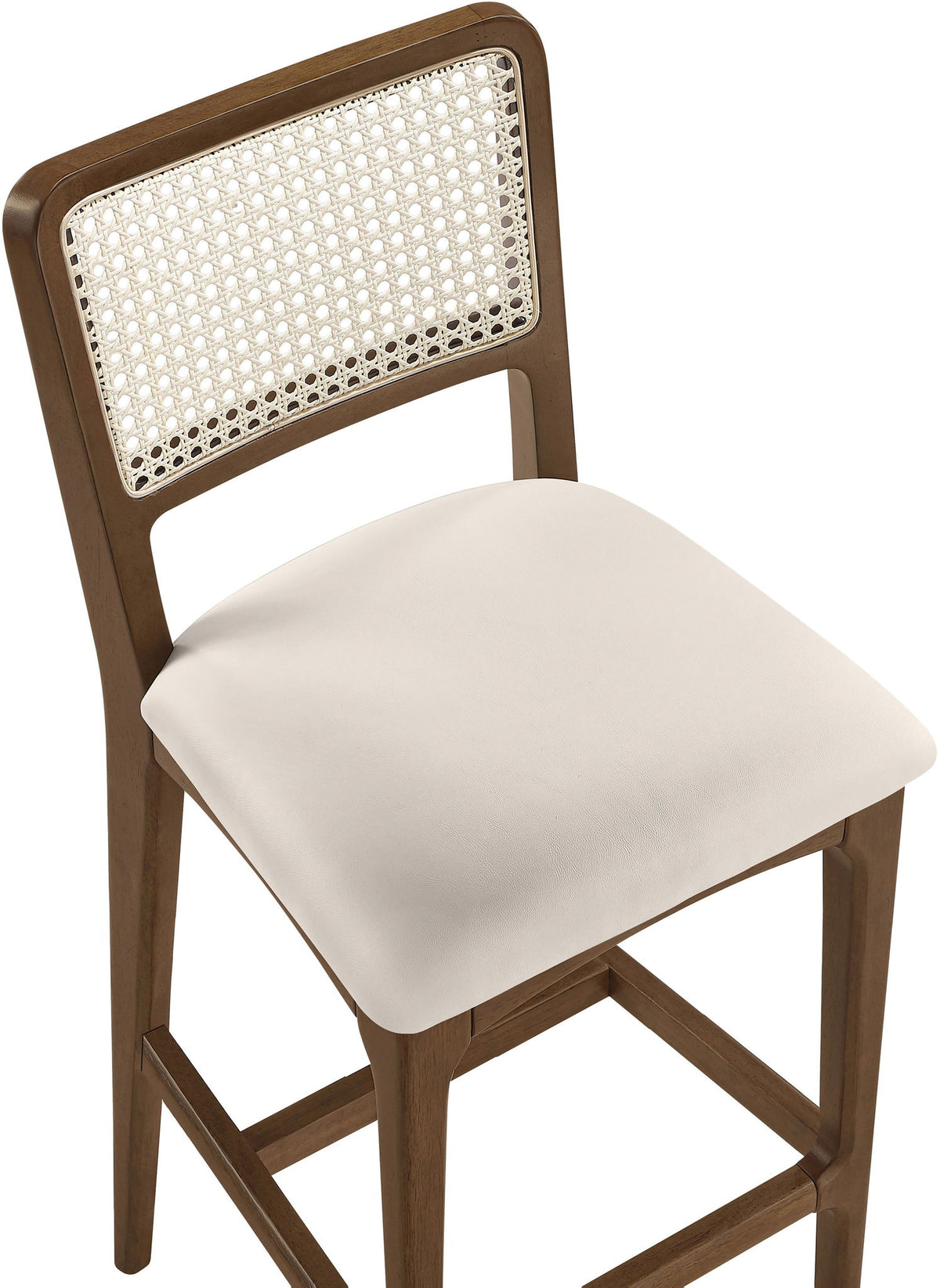 Atrium - Upholstered Bar Stool (Set of 2) - Brushed Brown Frame