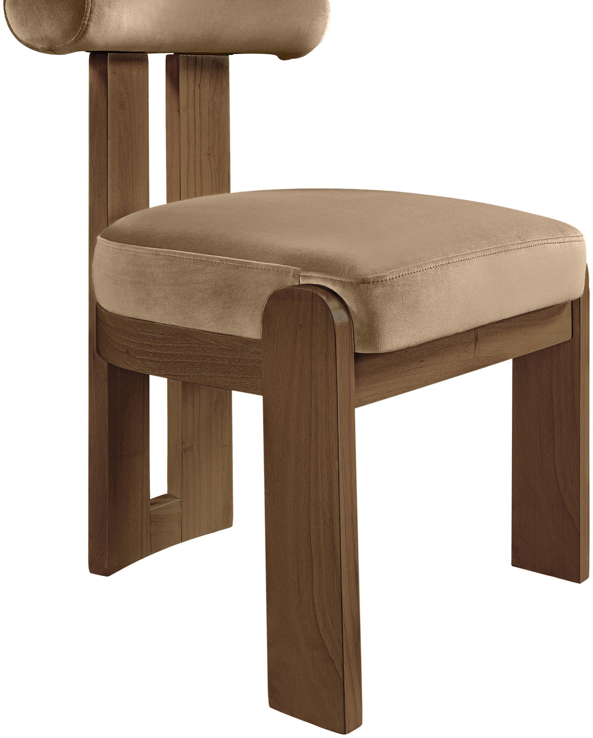 Arienzo - Performance Fabric Upholstered Dining Chair (Set of 2) - Walnut Base