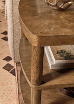 Melange - Romano End Table - Light Brown