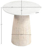 Liona - Marble And Mango Wood Table