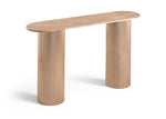Cindra - Genuine Marble Top And Iron Base Console Table
