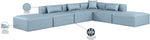 Cube - 6 Piece Modular Corner Armless Sectional