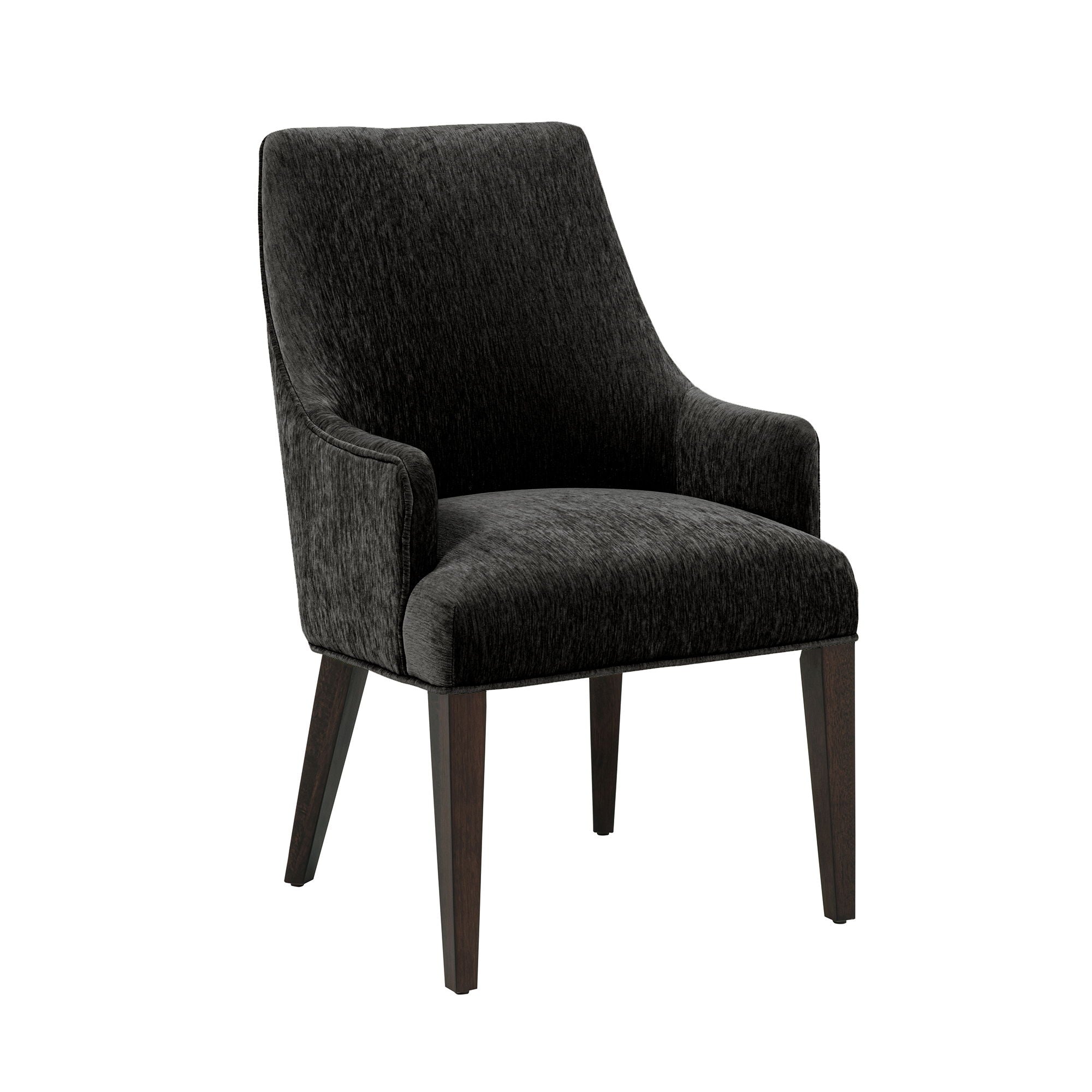 Manhattan Beever - Chenille Wood Armchair