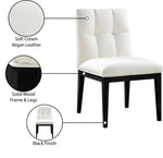 Adrian - Dining Side Chair (Set of 2) - Black Legs