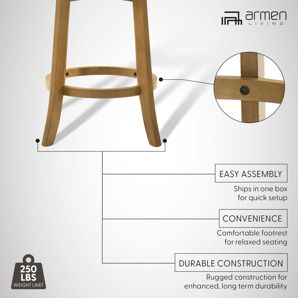Elle - Swivel Barstool