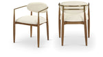 Riccio - Dining Arm Chair (Set of 2) - Walnut Frame