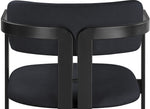 Aurum - Vegan Leather Upholstered Counter Stool With Graphite Black Base