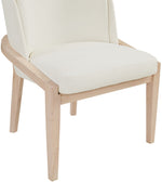Navo - Faux Leather Upholstered Dining Chair - Natural Base