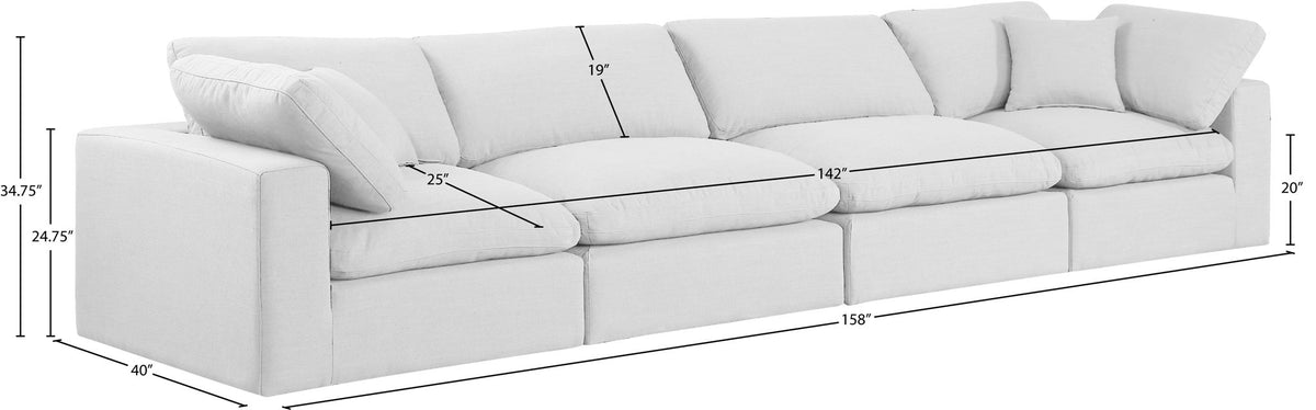 Comfy - Linen Modular Sofa 4 Seats