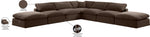 Comfy - 7 Piece Velvet Modular Corner Sectional