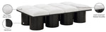 Pavilion - 8 Piece Modular Bench With Black Base