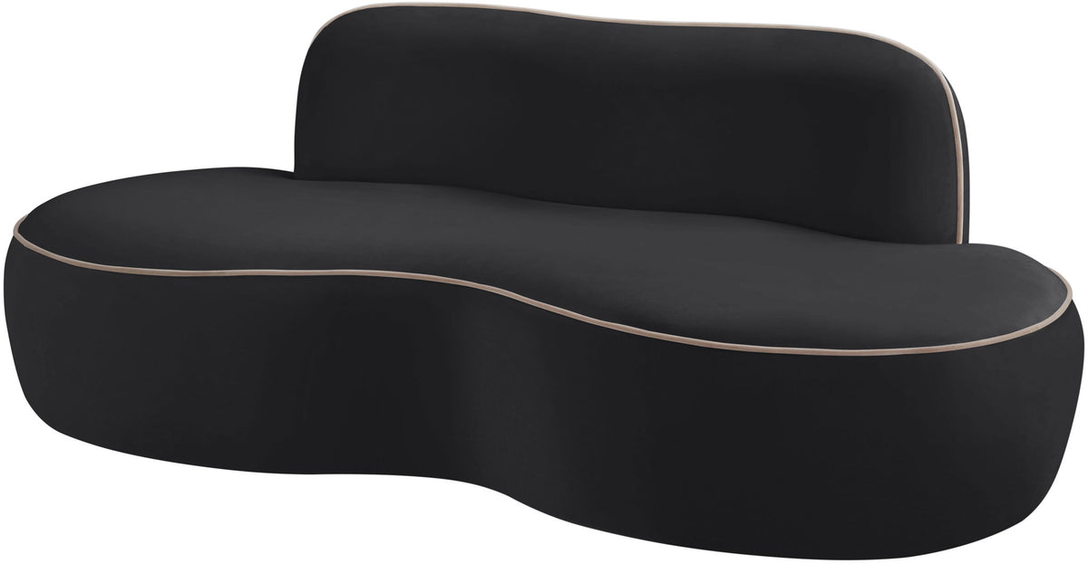 Swerve - Velvet 77" Upholstered Loveseat