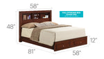 Glory Furniture - Burlington - Storage Bed