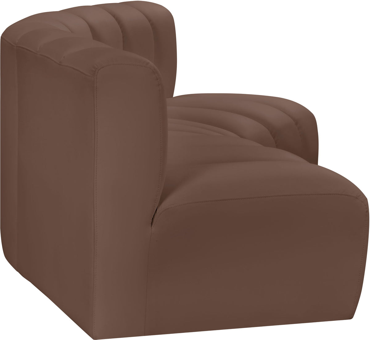 Arc - Faux Leather 3 Piece Modular Corner Sofa