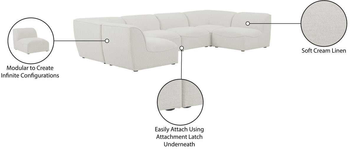 Miramar - 6 Piece Modular Sectional