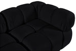 Orin - Velvet Performance Fabric Upholstered 2 Piece Modular Sofa (2 Corner Chairs)