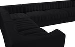 Rummi - Velvet Performance Fabric Upholstered 10 Piece Modular Sectional