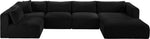 Shaggy - 5 Piece Modular U-Shaped Sectional