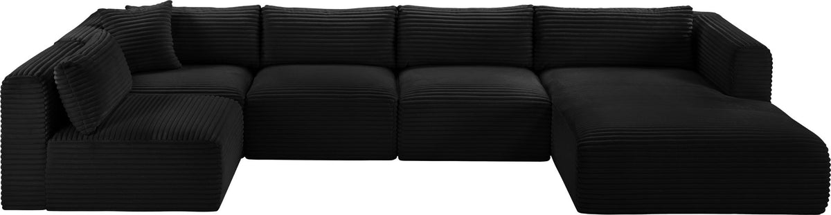 Shaggy - 5 Piece Modular U-Shaped Sectional