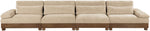Turin - Chenille Fabric Upholstered Modular Sectional - Beige