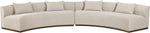 Avanti - 182.5" Chenille Fabric Upholstered 2 Piece Modular Sectional