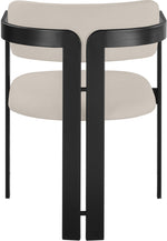 Aurum - Vegan Leather Upholstered Dining Chair (Set of 2) - Taupe