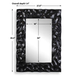 Malosi - Carved Mirror - Black