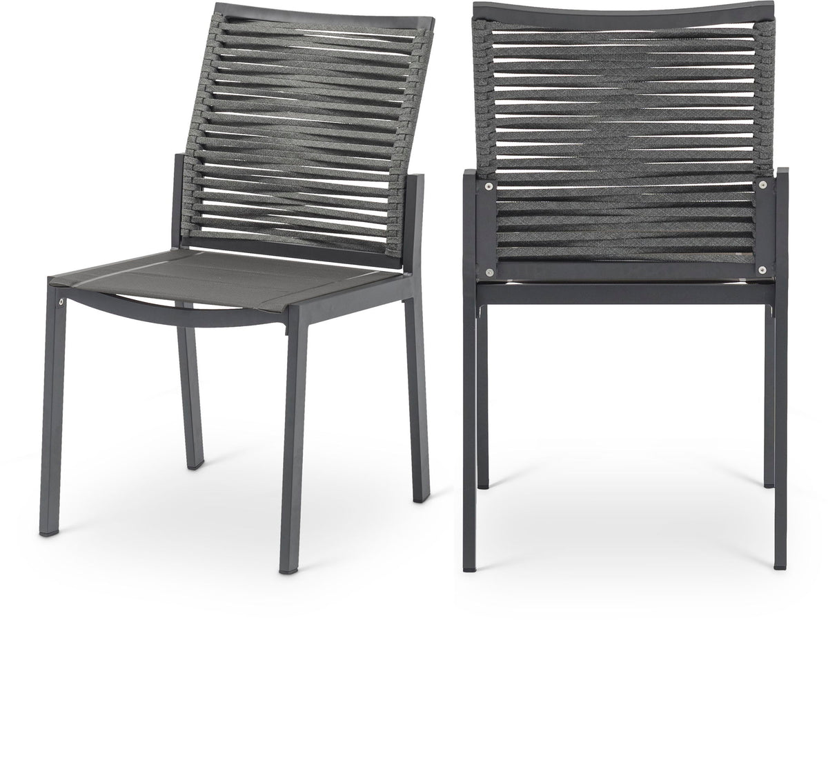 Maldives - Rope Outdoor Patio Dining Side Chair (Set of 2)