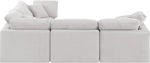 Indulge - Velvet 4 Piece Modular Corner Sectional