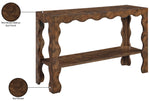 Vassa - Burl Veneer Console Table