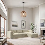 Shaggy - 3 Piece Modular Sectional