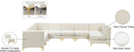 Alina - 8 Piece Velvet Modular Sectional