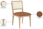 Atrium - Upholstered Seat Dining Chair With Brushed Natural Base (Set of 2)