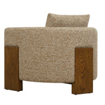 Halligan - Upholstered Accent Chair - Brown