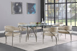 Madelyn - Dining Chair (Set of 2) - Brushed Chrome