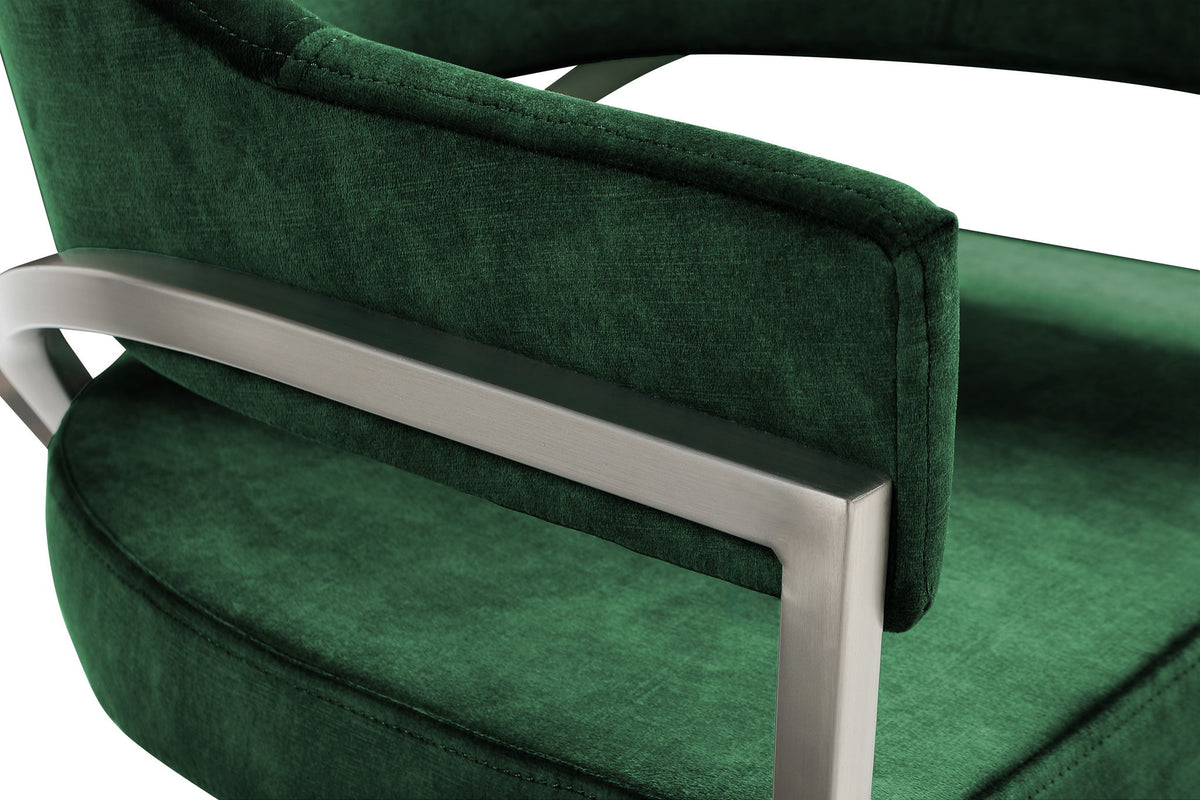 Madelyn - Dining Chair (Set of 2) - Brushed Chrome