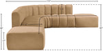 Arc - Velvet 7 Piece Corner Modular Sofa