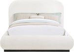 Vaughn - Boucle Bed With Black Base