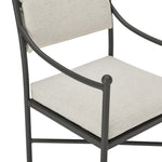 Leni - Outdoor Armchair With Cushions And Powder Coated Aluminum Frame - Moonveil / Warm Gray